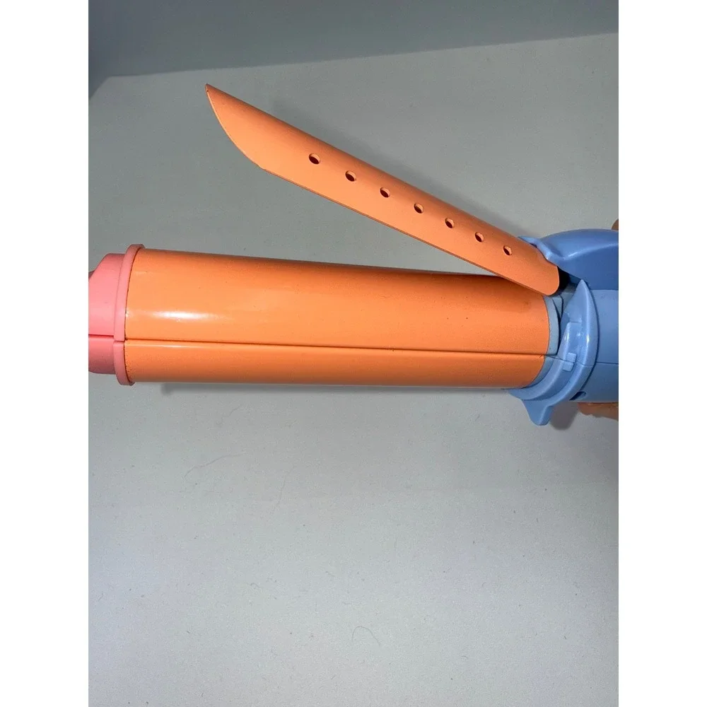 Bliss Curling Iron Unisex Blue Orange Corded Hair Styling Tool
